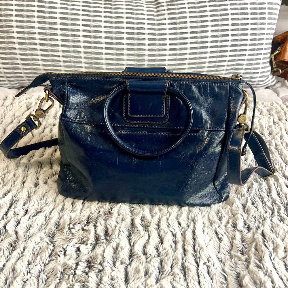 HOBO Blue Medium Sheila Satchel